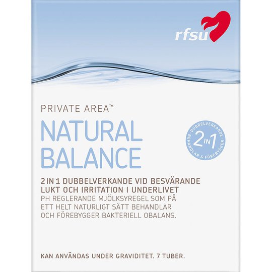 Natural Balance, RFSU Intiimihygienia
