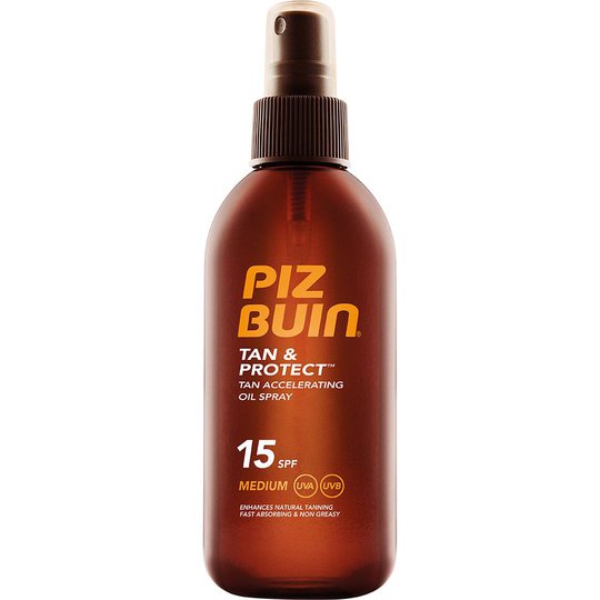 Piz Buin Tan & Protect Oil Spray SPF 15, 150 ml Piz Buin Aurinkosuojat