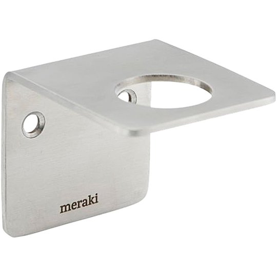 Wall Bracket Brushed Silver Finish, Meraki Kylpytarvikkeet