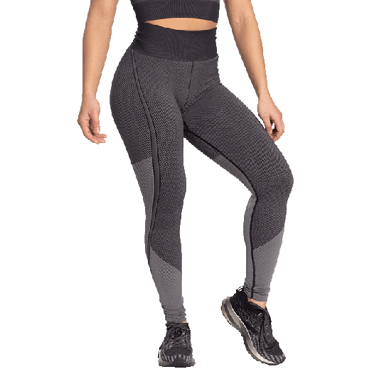 Roxy Seamless Leggings, Black/Grey