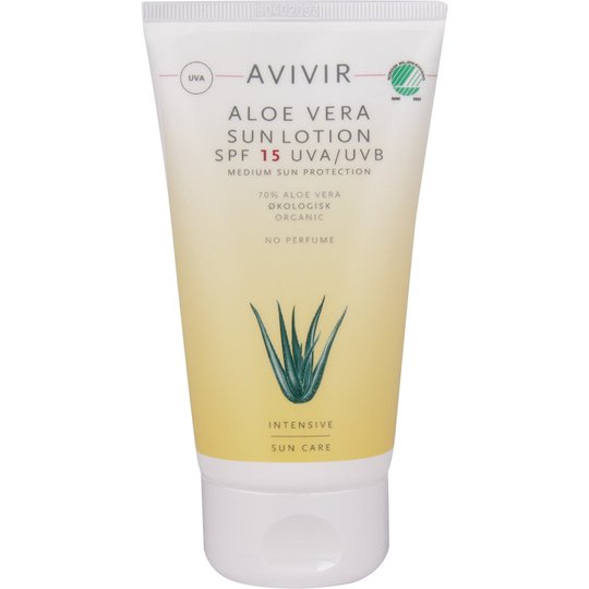 Avivir Aloe Vera Sun Lotion SPF 15 UVA+UVB, 150 ml Avivir Aurinkosuojat