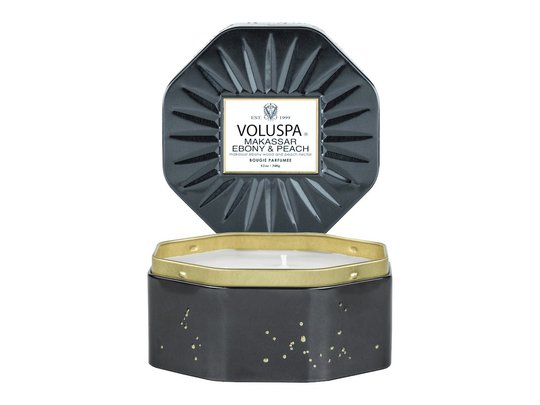 Makassar Ebony & Peach, 340 g Voluspa Tuoksukynttilät