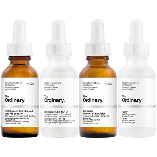 Anti-aging Routine Moderate Strenght, The Ordinary Ihonhoito