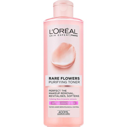 L'Oréal Paris Rare Flowers Purifying Toner Dry/Sensitive, 400 ml L'Oréal Paris Kasvovedet