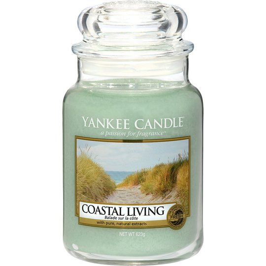 Coastal Living Small Jar, 623 g Yankee Candle Tuoksukynttilät