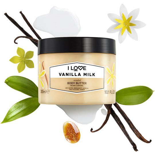 Vanilla Milk, 300 ml I love… Vartaloemulsiot
