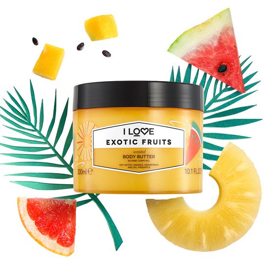 Exotic Fruits, 300 ml I love… Vartalovoiteet