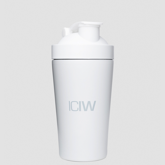 Shaker Stainless Steel 500ml, White