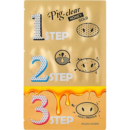 Pig Nose Clear Blackhead 3-Step Honey Gold, 8 gr Holika Holika Kasvonaamiot