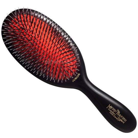 Junior Bristle & Nylon, Dark Ruby, Mason Pearson Hiusharjat