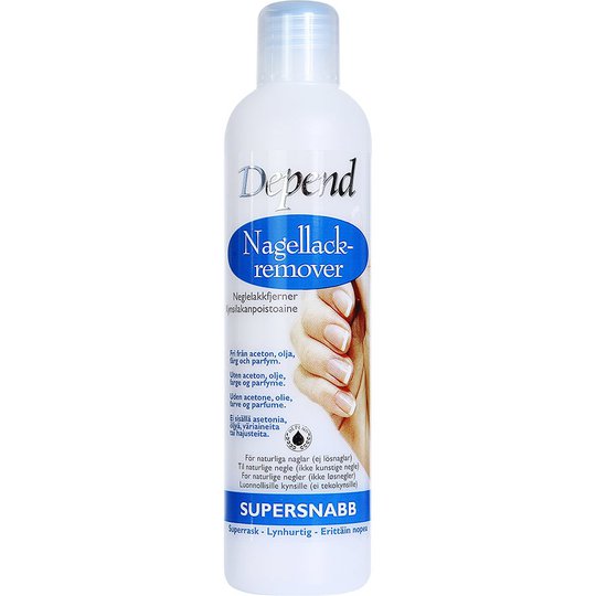 Depend Kynsilakanpoistoaine Erittäin Nopea, 100 ml Depend Kynsilakanpoistoaineet