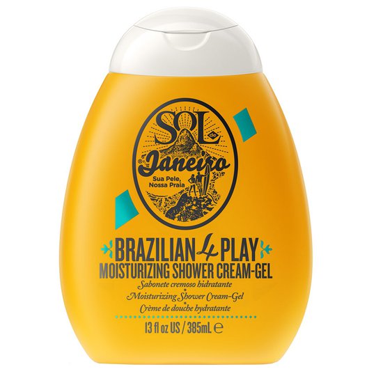 Brazilian 4 Play Moisturizing Shower Cream-Gel, 385 ml Sol De Janeiro Suihku- ja kylpytuotteet