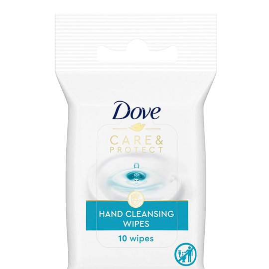 Care & Protect Wipes, 10 pc Dove Kasvojen puhdistus