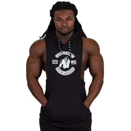 Lawrence Hooded Tank Top, black