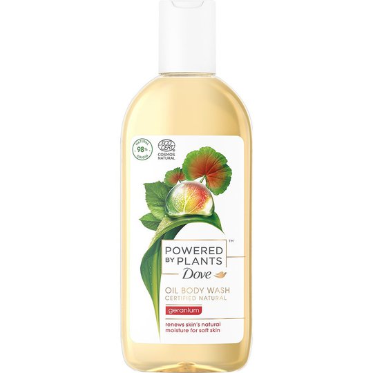 Body Oil Wash Geranium, 250 ml Dove Suihkugeelit