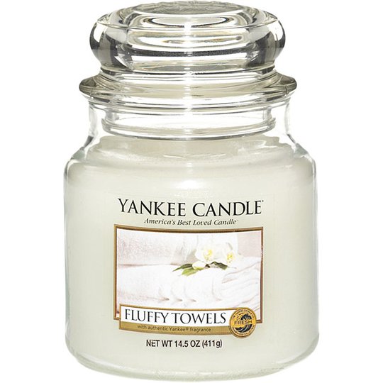 Fluffy Towels, 411 g Yankee Candle Tuoksukynttilät