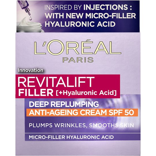 Revitalift Filler [+Hyaluronsyra] Repluming Daycream, 50 ml L'Oréal Paris Päivävoiteet