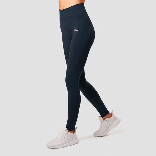 Define Seamless Tights, Dark Teal Melange