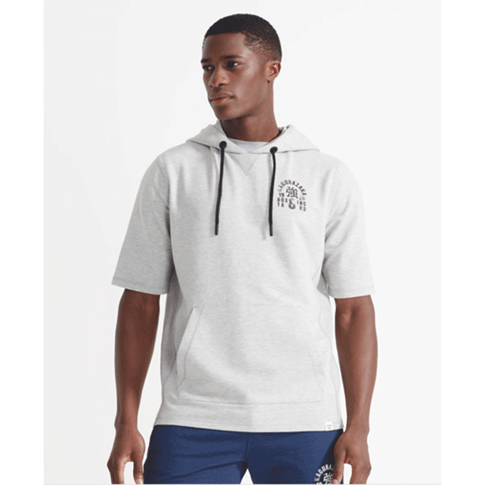 Training Boxing Yard SS Hood, Grey Marl