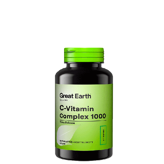 C-vitamin Complex 1000 mg, 60 tabletter