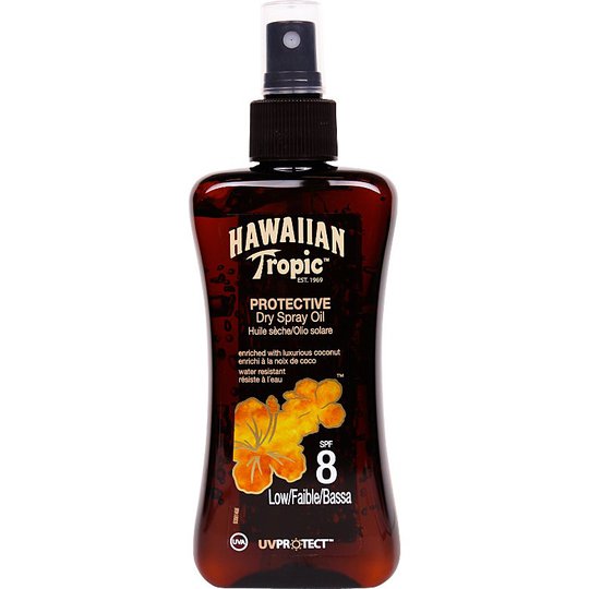 Hawaiian Tropic Protective Dry Spray Oil, SPF 8, 200 ml Hawaiian Tropic Aurinkosuojat