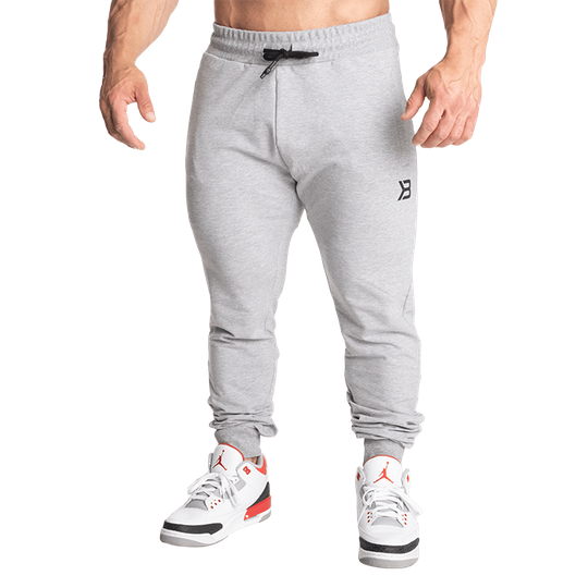 Tapered Joggers V2, Light Grey Melange
