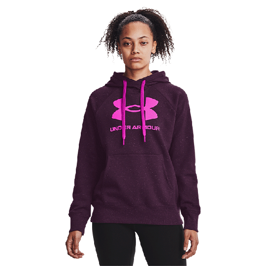 Rival Fleece Logo Hoodie, Polaris Purple
