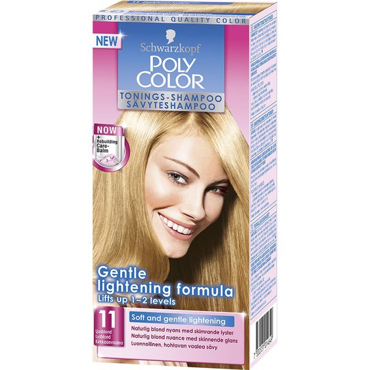 Schwarzkopf Poly Color Toning Shampoo, 11 - Lightblonde, Schwarzkopf Hiusvärit