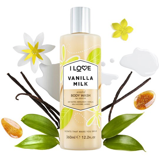 Vanilla Milk, 360 ml I love… Kylpy & Suihku