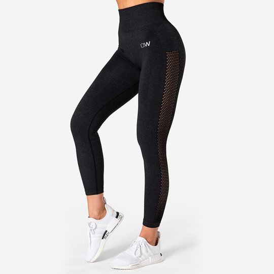 Dynamic Seamless 7/8 Tights, Graphite Melange