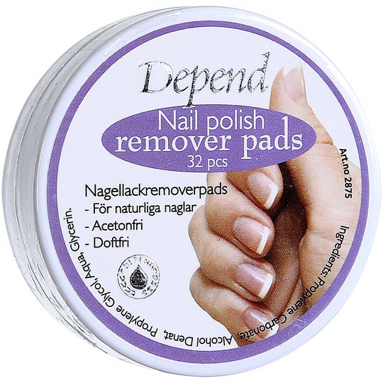 Nail Polish Remover, Depend Depend Kynsilakat