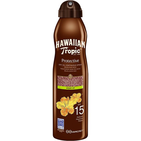 Hawaiian Tropic Dry Oil Argan C-Spray SPF 15, 180 ml Hawaiian Tropic Päivetys