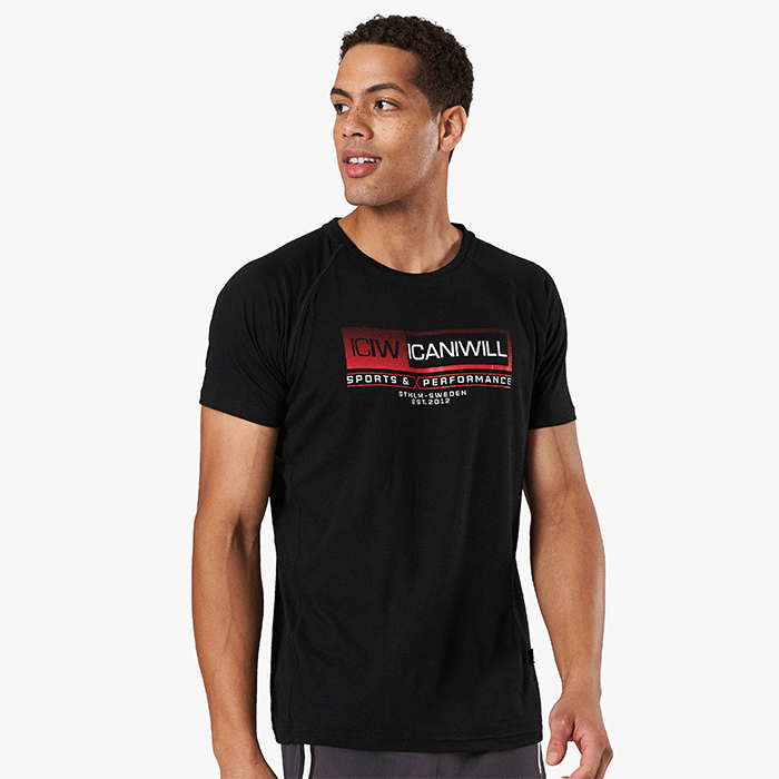 Perform Tri-blend Standard Fit T-shirt, Black