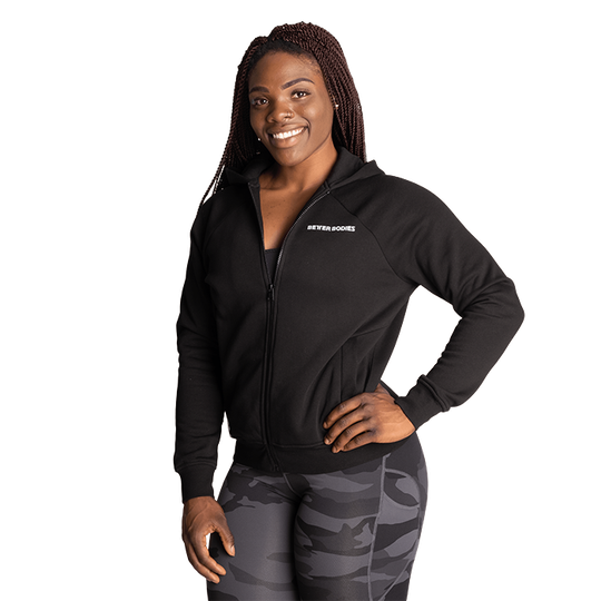 Core Zip Hoodie, Black