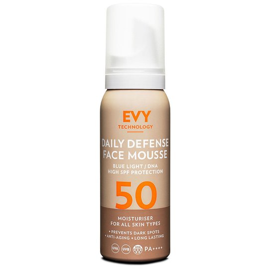 Daily Defence Face Mousse, 75 ml EVY Technology Kasvojen aurinkotuotteet