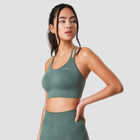 Define Seamless Sport Bra, Sage Melange