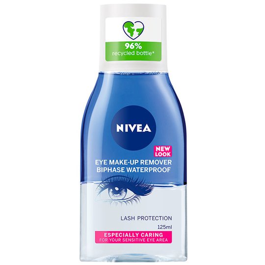 Double Effect Eye Make Up Remover, 125 ml Nivea Meikinpoistoaine