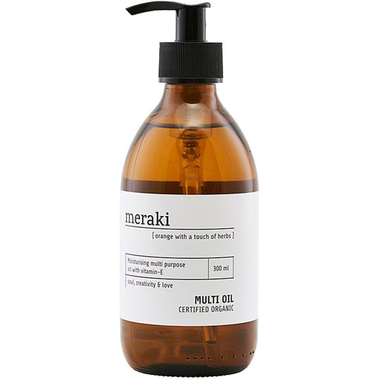 Orange & Herbs Multi Oil, 300 ml Meraki Vartalon kosteutus