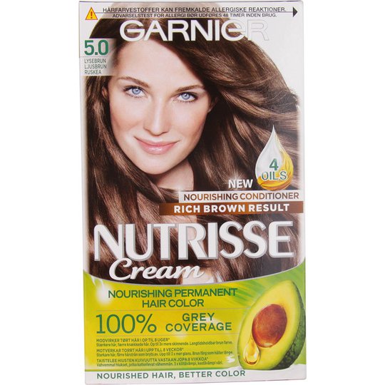 Garnier Nutrisse Mocca, Garnier Ruskeat hiukset