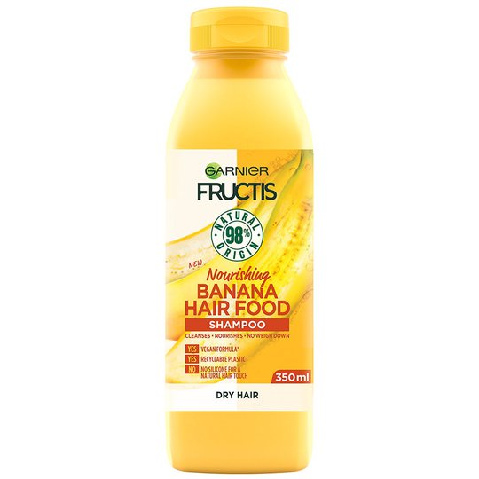 Fructis Hair Food Shampoo Banana, 350 ml Garnier Shampoo