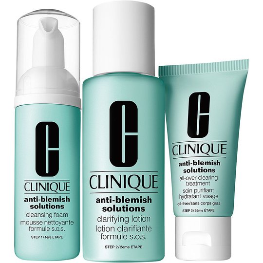 Clinique Anti-Blemish Solutions 3-Step Skin Care System, Clinique Kasvoille
