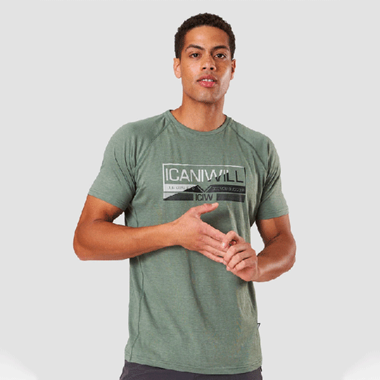 Tri-blend Graphic Tee, Racing Green