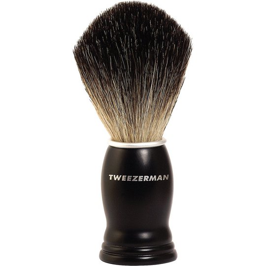 Tweezerman Deluxe Shaving Brush, Tweezerman Ennen parranajoa