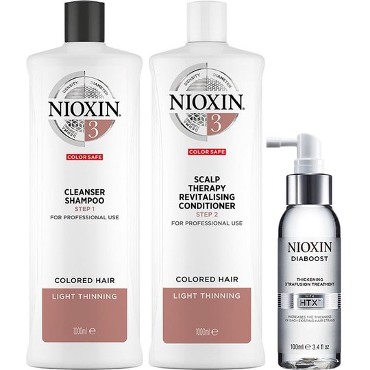 System 3 Trio For Colored Hair, Nioxin Hiustenhoito