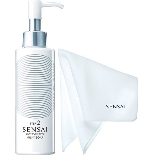 Silky Purifying Step 2 Milky Soap, Sensai Ihonhoitopakkaukset