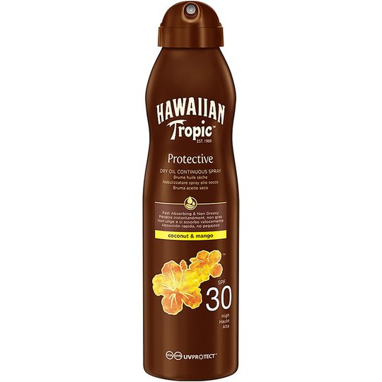 Hawaiian Tropic Dry Oil Coconut & Mango C-Spray SPF 30, 180 ml Hawaiian Tropic Aurinkosuojat