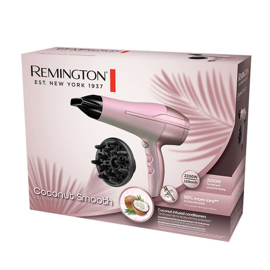 Coconut Smooth Hairdryer (D5901), Remington Hiusharjat