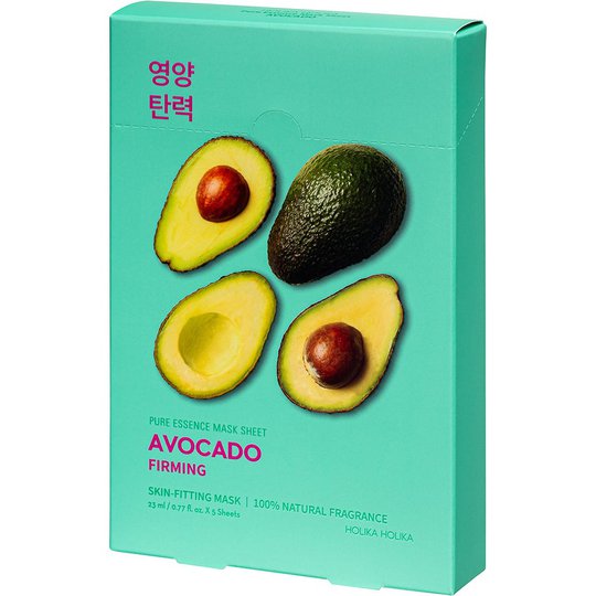 Pure Essence Mask Sheet Avocado, Holika Holika Kasvonaamiot