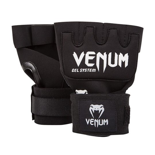 Venum Kontact Gel Glove Wraps, Black