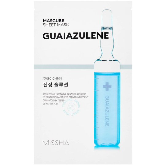 Mascure Calming Solution Sheet Mask, 27 ml MISSHA K-Beauty Kasvonaamiot